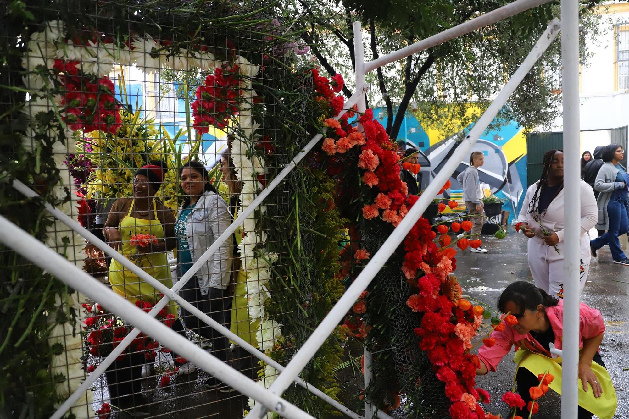 La guerrilla floral, en imágenes