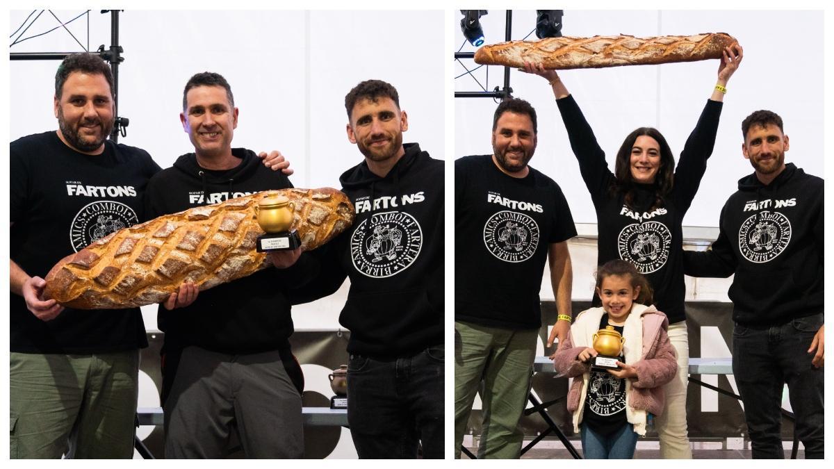 Los dos ganadores de la edición de este año del Sopar de Fartons.