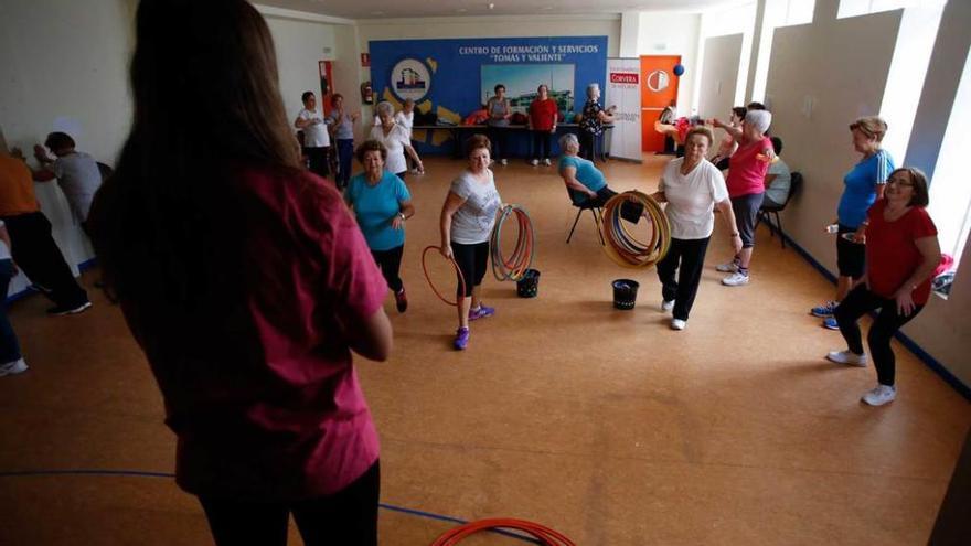 Una clase de &quot;Activa tu cuerpo&quot;, en Las Vegas.