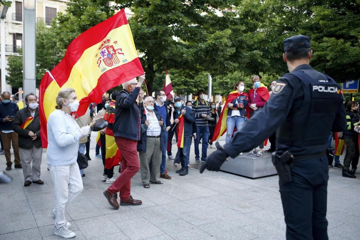 Cacerolada contra el Gobierno en Zaragoza