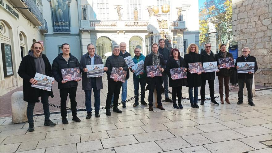 El calendari 2024 de Figueres commemora els 50 anys del Teatre Museu Dalí