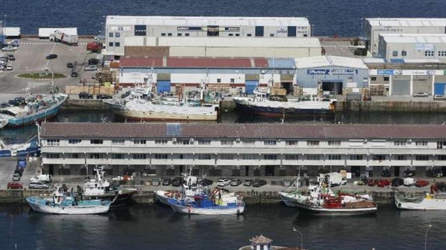 Barcos de bajura y de pesquerías comunitarias en el puerto de Vigo.  // FDV