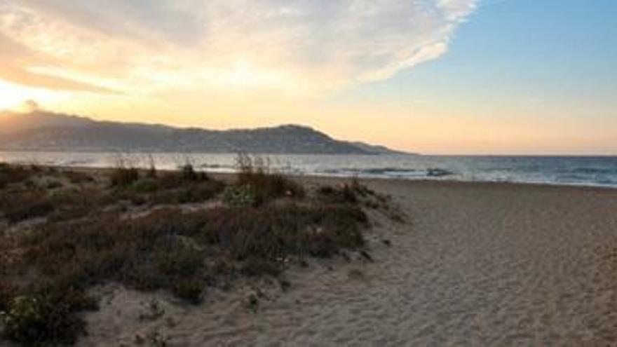 La platja de la Rubina, en una imatge d&#039;arxiu