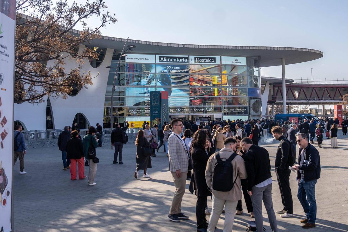 Ambiente en el primer día de Alientaria en la Fira de Barcelona
