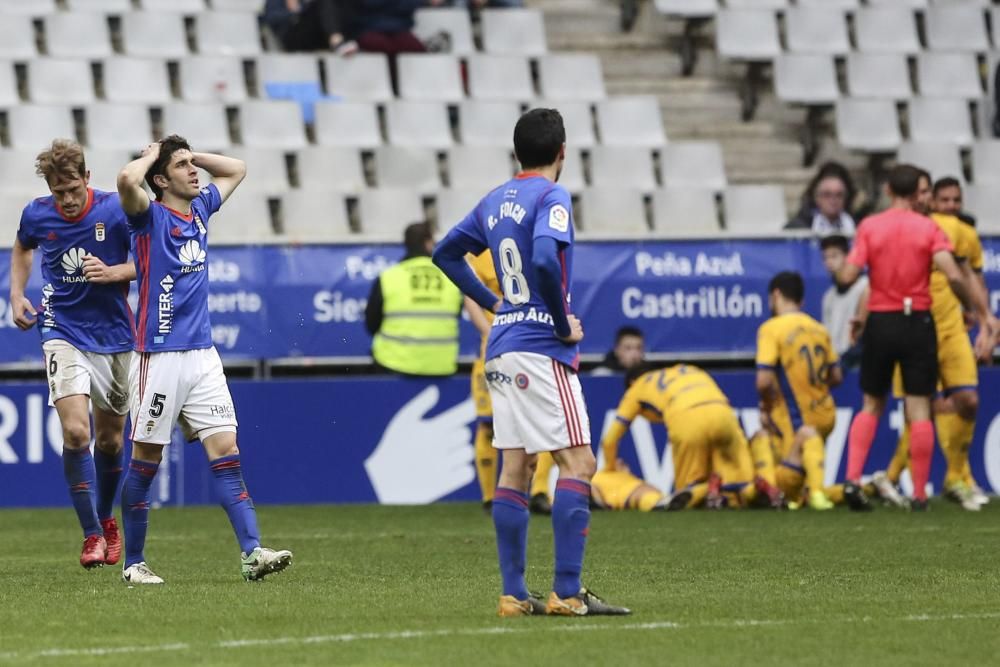 El partido entre el Oviedo y el Alcorcón, en imágenes