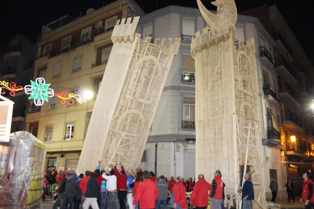 El espectáculo de plantar  "al tombe"