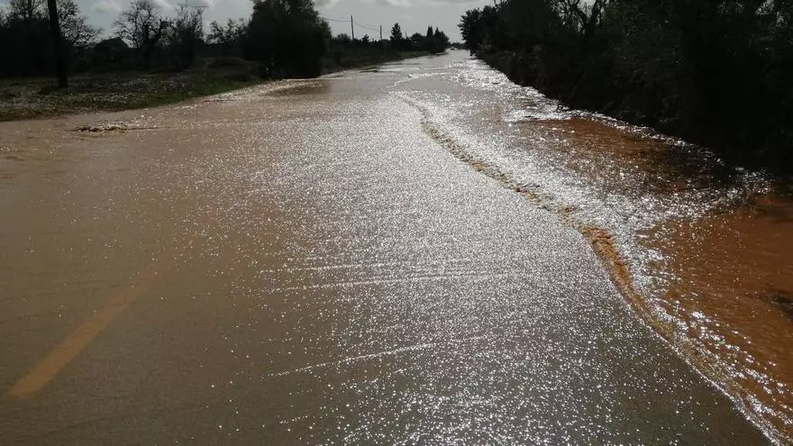 Consulta las carreteras cortadas en Mallorca por la lluvia