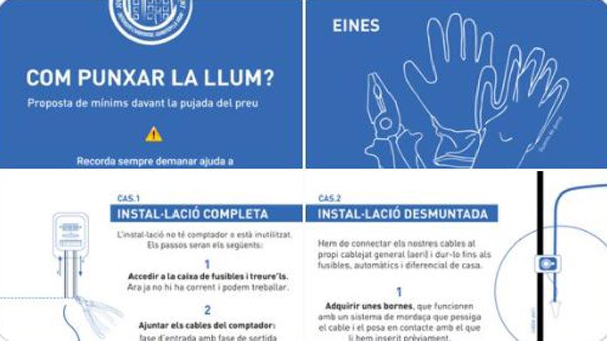 Instrucciones de Arran para pinchar la luz