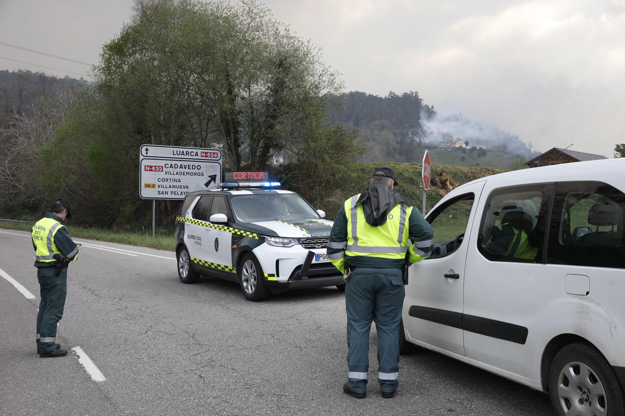 EN IMÁGENES: Gran oleada de incendios en Asturias