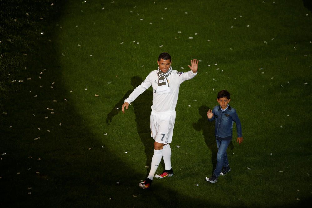 El Madrid celebra la ''Undécima'' en el Bernabéu