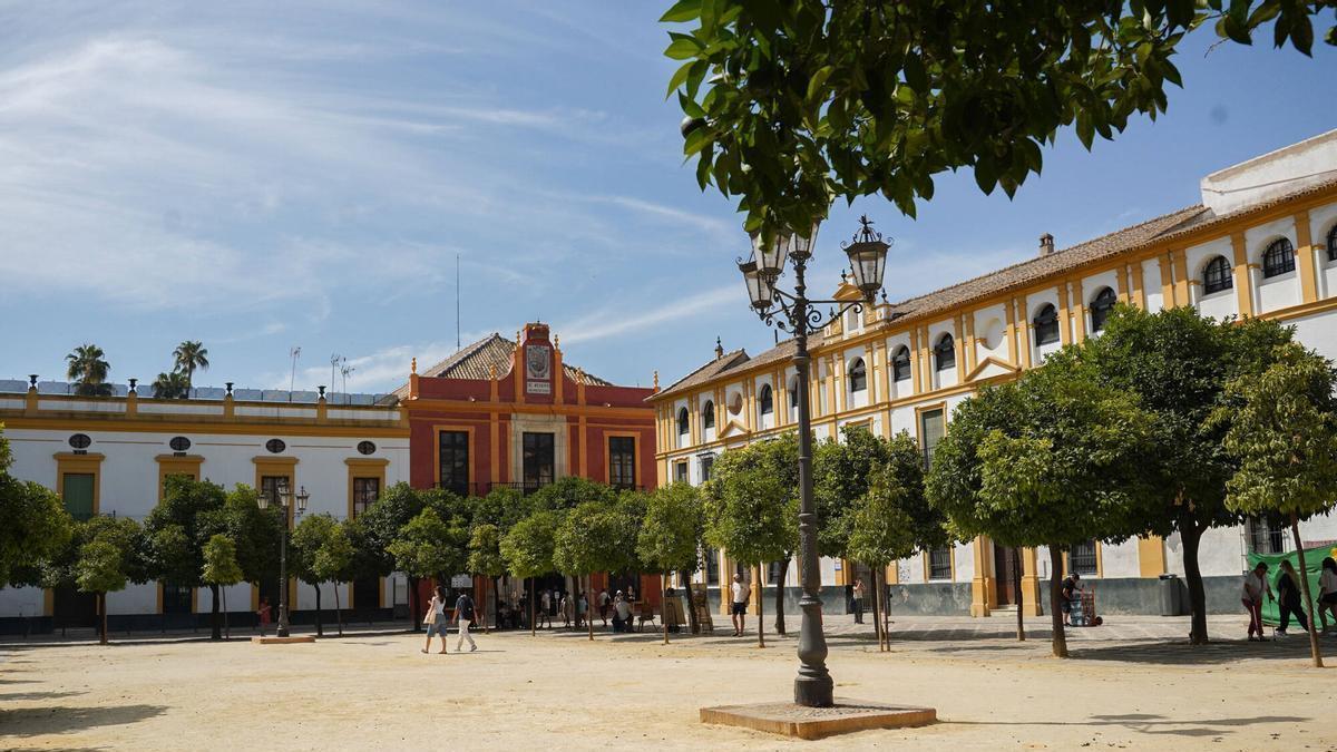 Vista del Patio de Banderas de Sevilla