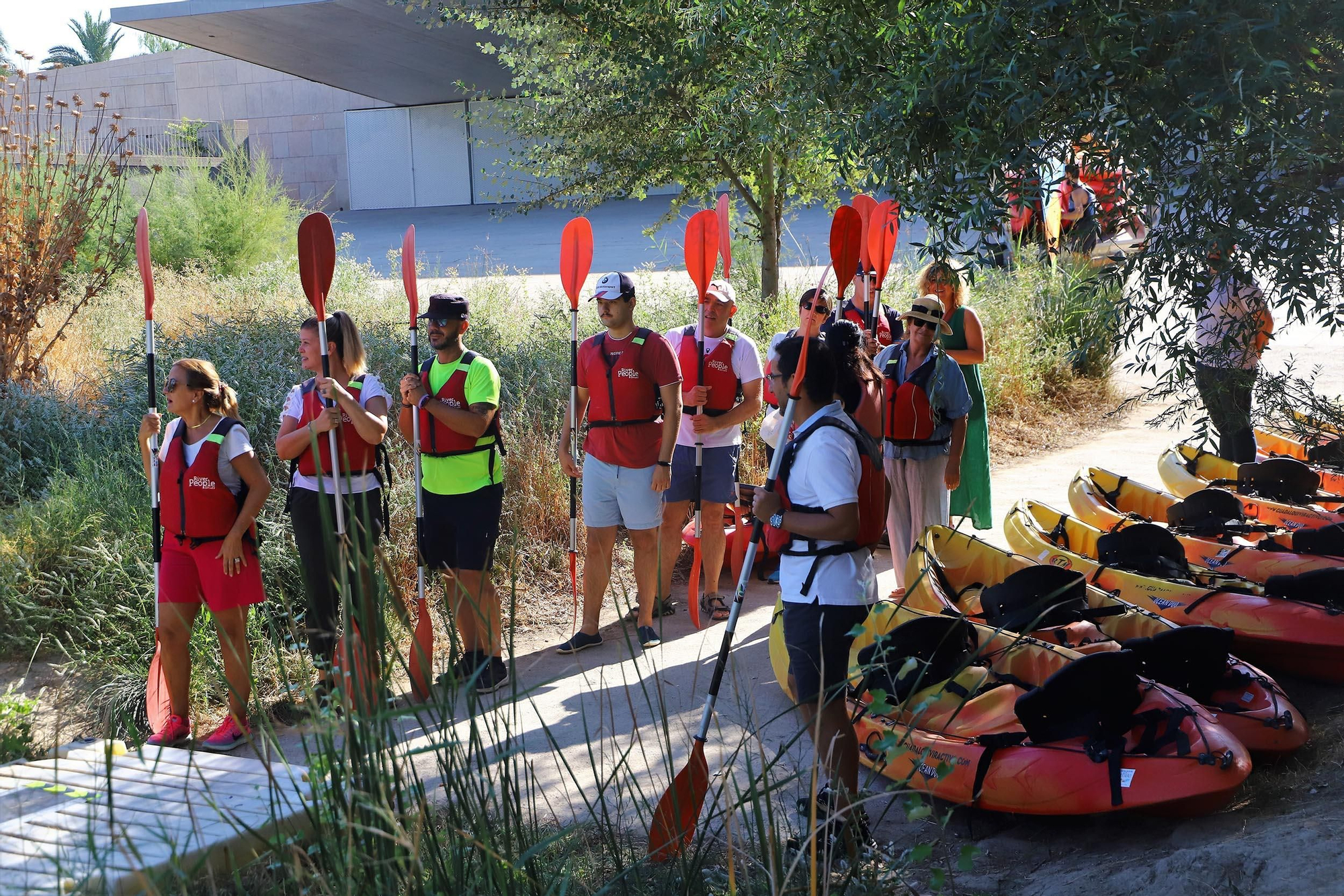 Paseos en kayak por el róio Guadalquivir