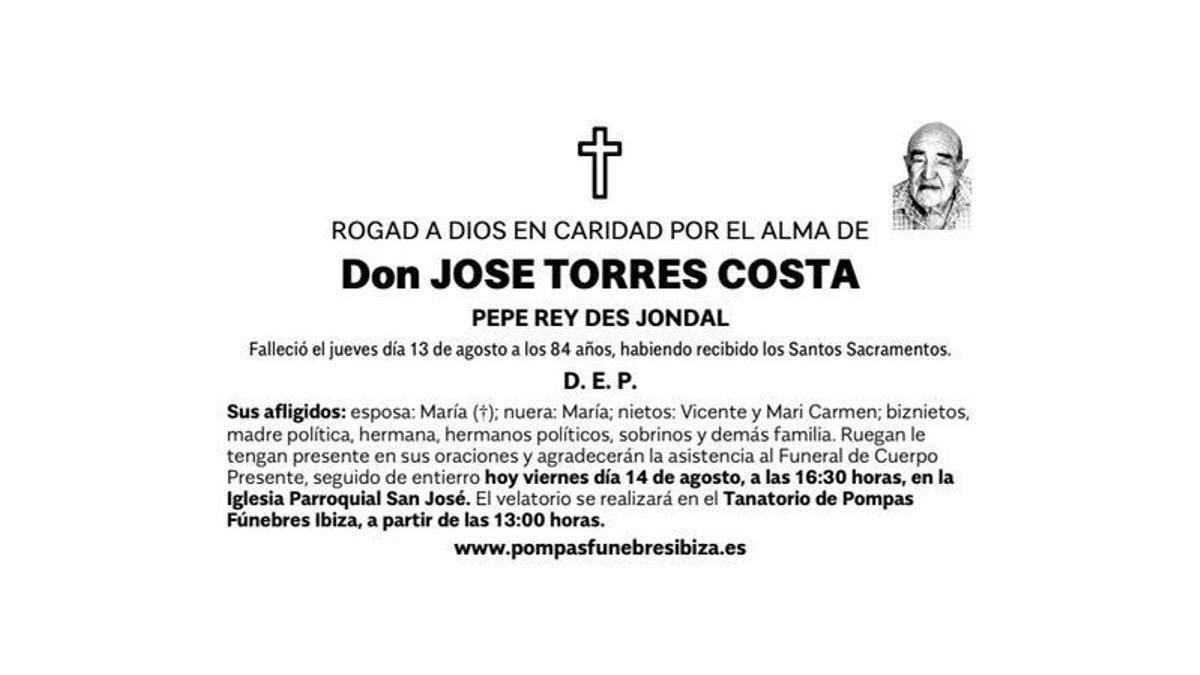 Esquela Jose Torres Costa