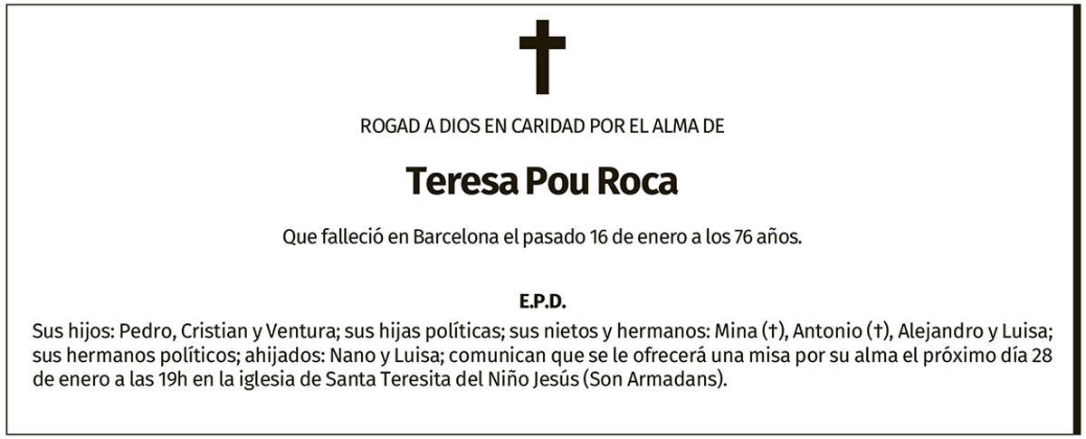 Teresa Pou Roca