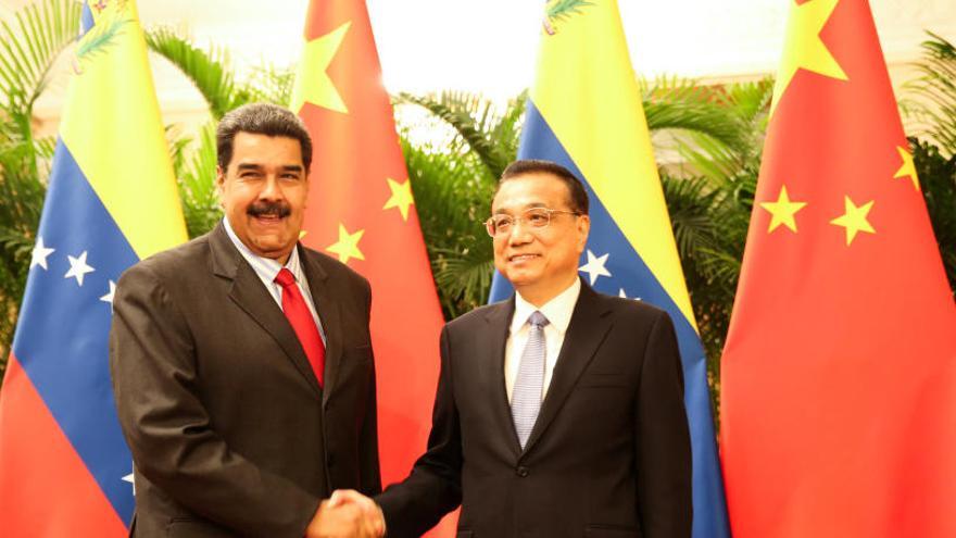 Nicolas Maduro y Li Keqiang.