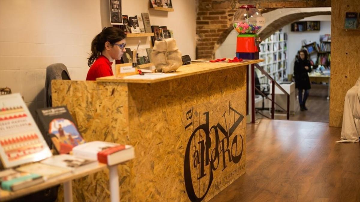 Librería La Carbonera, en el 40 de la calle de Blai.