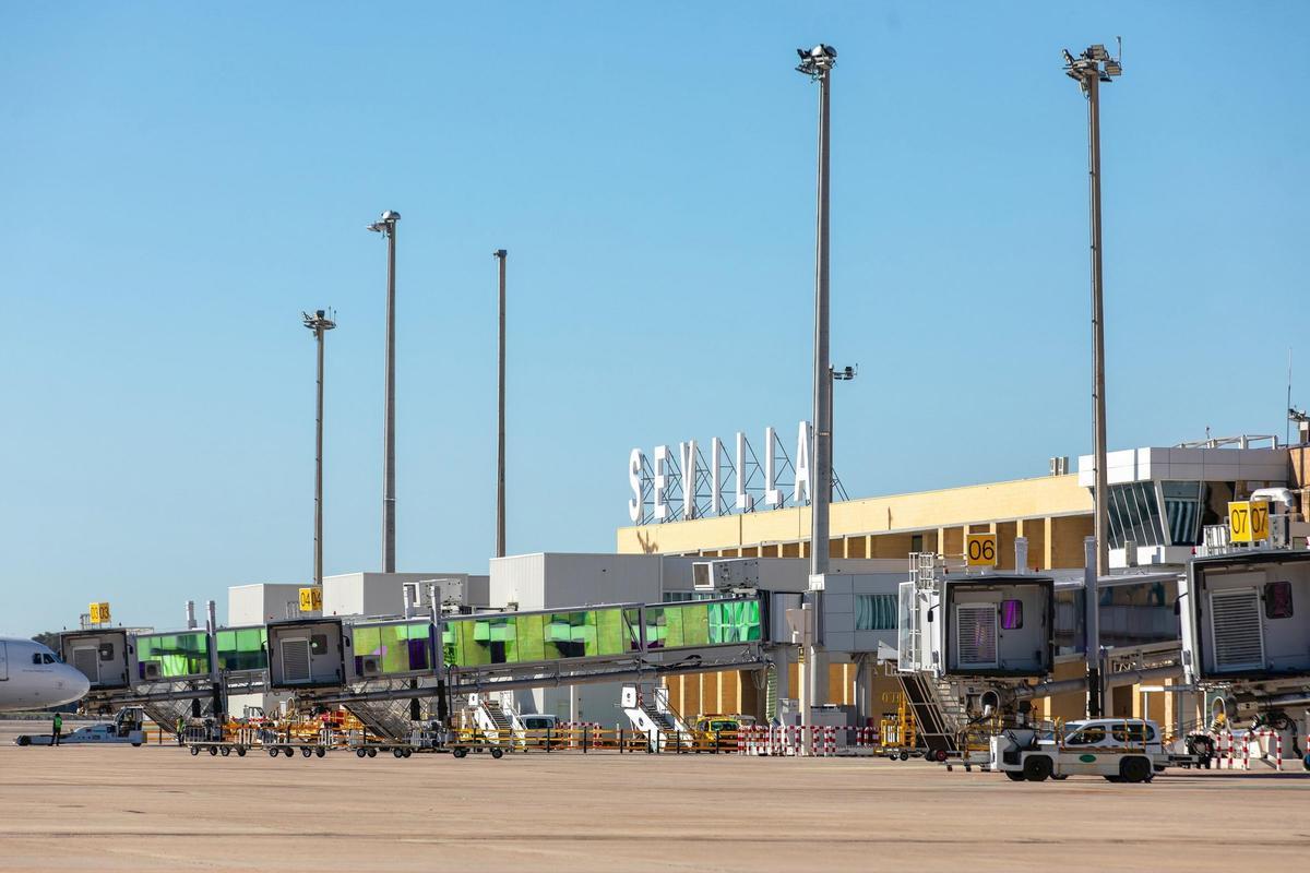 Aeropuerto de Sevilla.