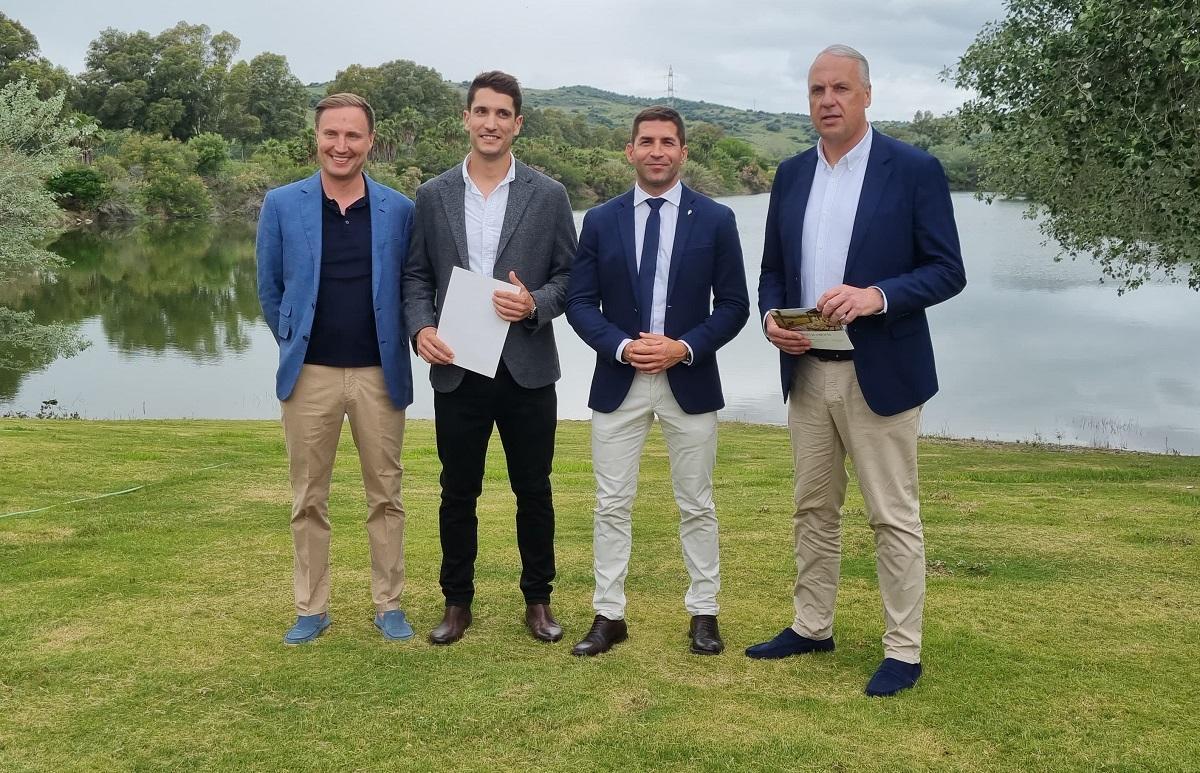 La presentación de los nuevos proyectos de Polo Valley, este viernes en Casares (Málaga).