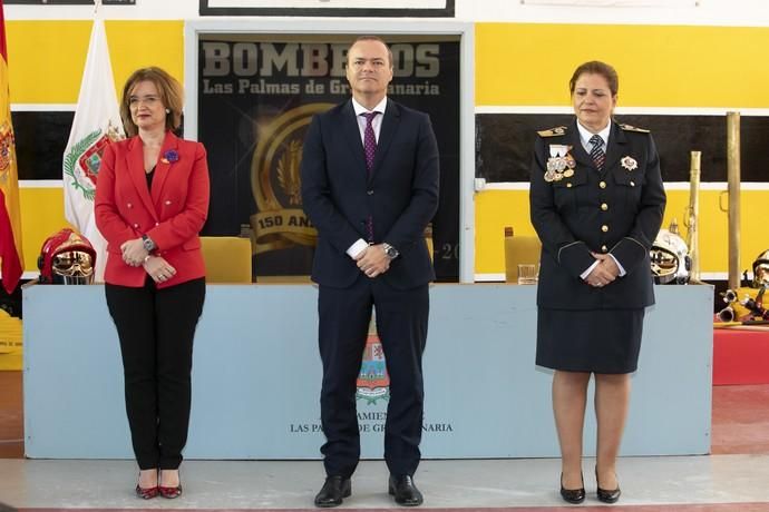 08.03.19. Las Palmas de Gran Canaria. Acto de entrega de Honores y Distinciones Bomberos de Las Palmas de GC. Foto Quique Curbelo