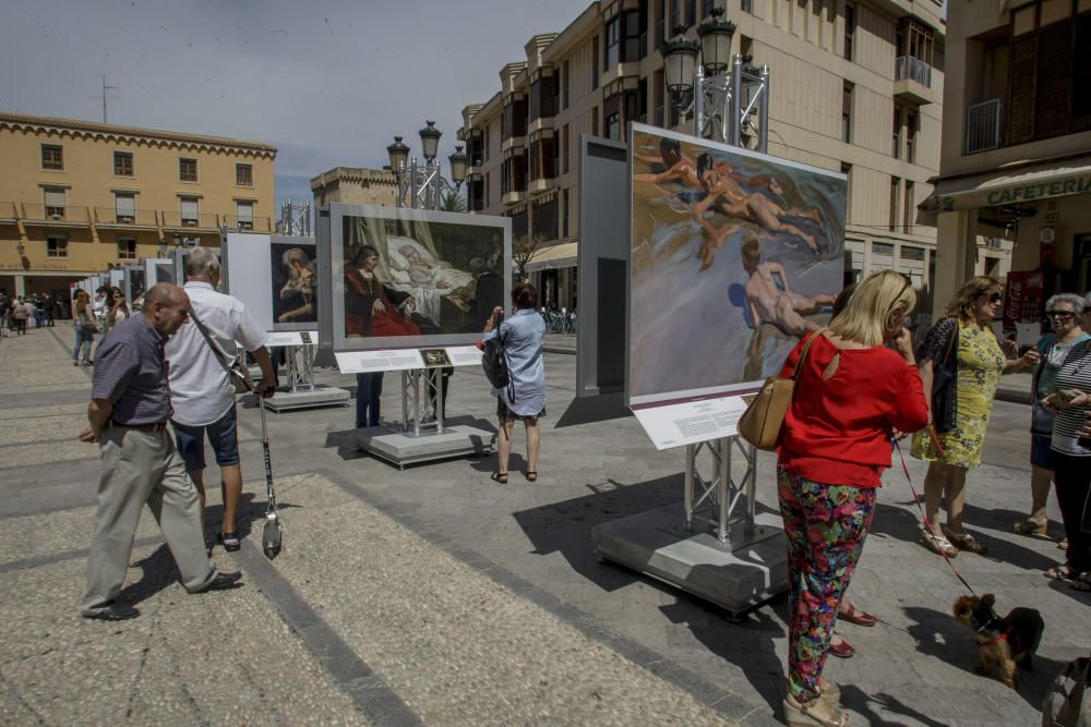 Obras del Museo del Prado en las calles de Elche