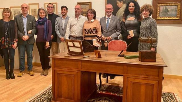El acto contó con la presencia de tres de los bisnietos de Rafael Altamira.