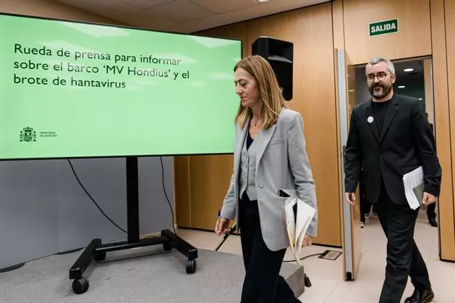Rueda de prensa de la secretaria general de Protección Civil y el secretario de Estado de Sanidad