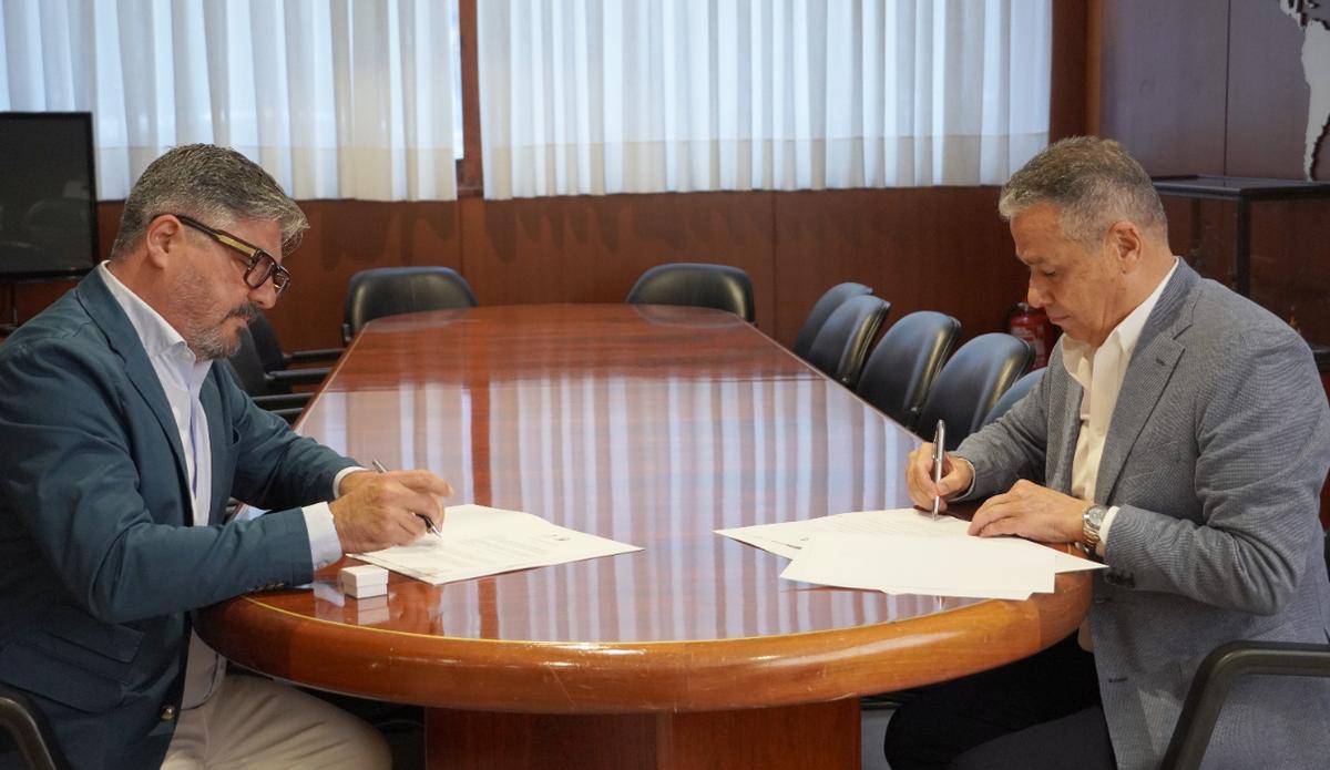 Firma del convenio