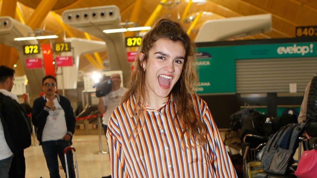 Amaia Romero ya ha puesto rumbo a Lisboa