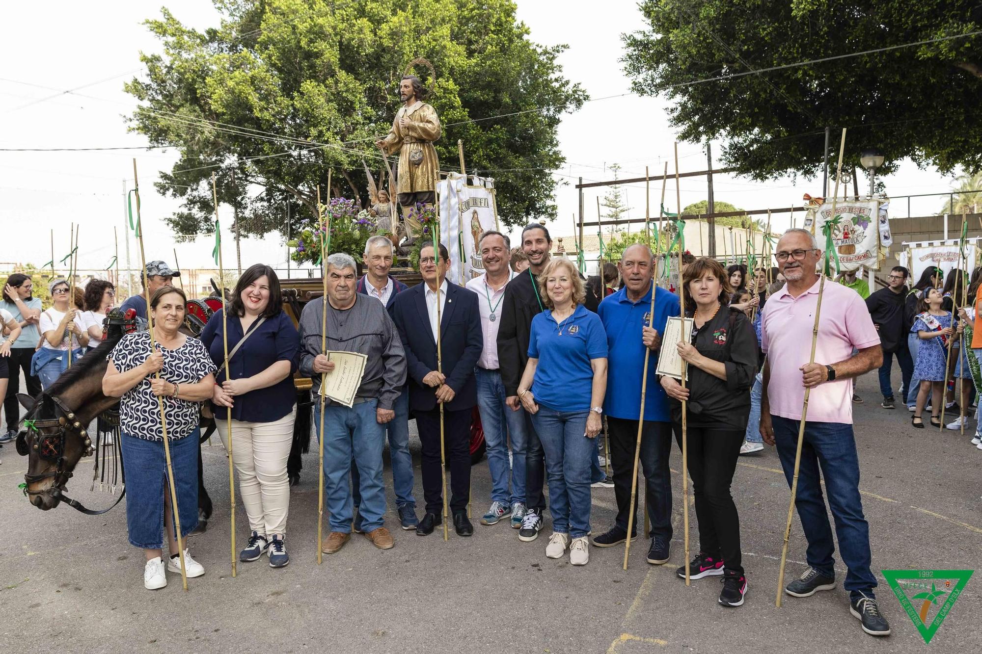 Fervor en el Camp d'Elx con Isidro