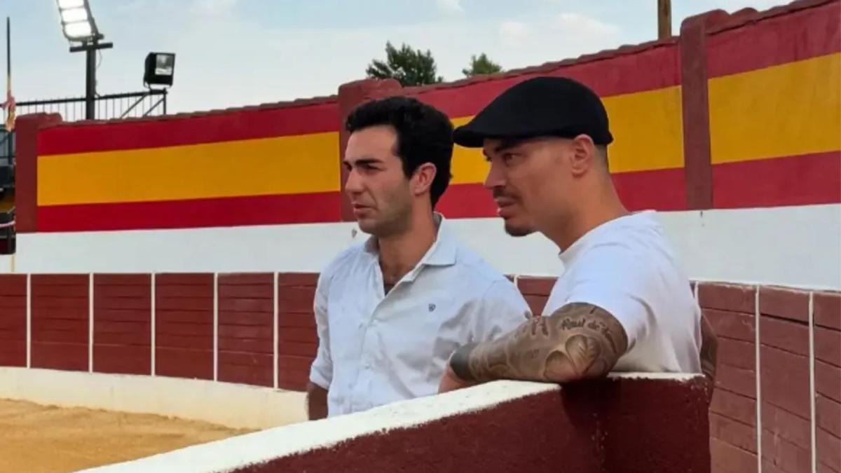 Raúl de Tomás, aficionado a los toros