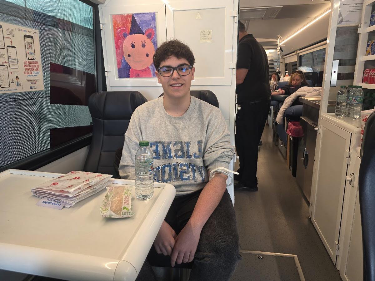 Un joven donante con 18 años recién cumplidos.