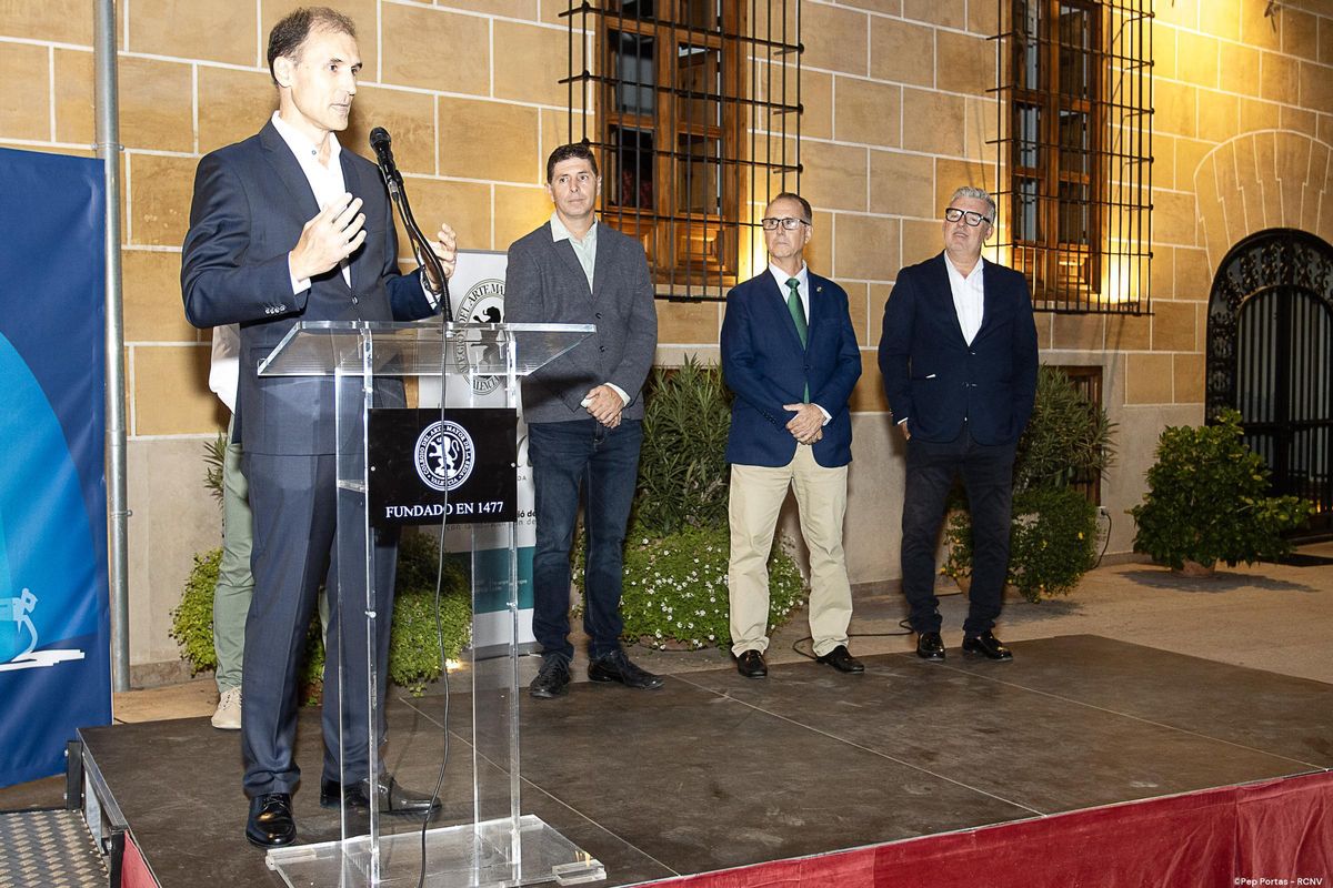 Luis Cervera, en la presentación de la regata Ruta de la Seda.