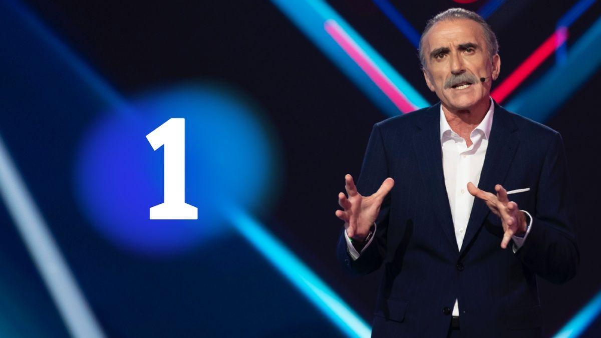 Juan y Medio en el plató de ’Dúos Imposibles’, el nuevo concurso musical de TVE.