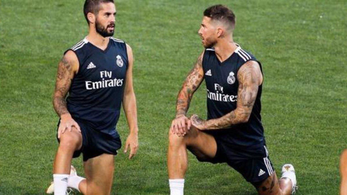 Ramos abroncó a Isco por su bajo rendimiento