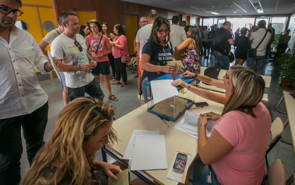 Votaciones de la jornada continua en Elche