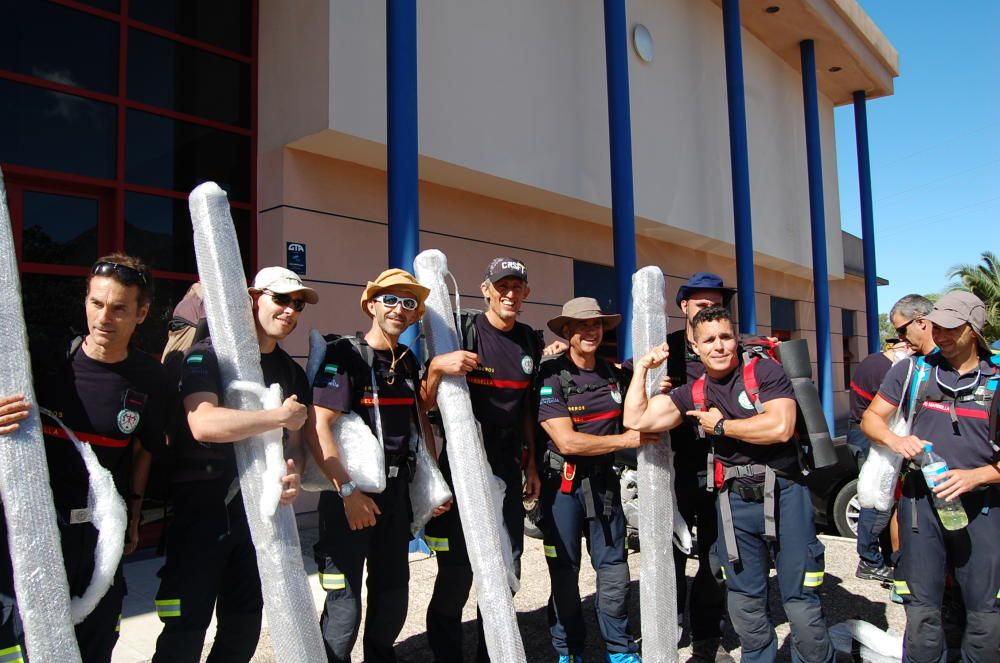 Bomberos de Marbella impulsan la iniciativa "Banco Solidario Piel de Mariposa"