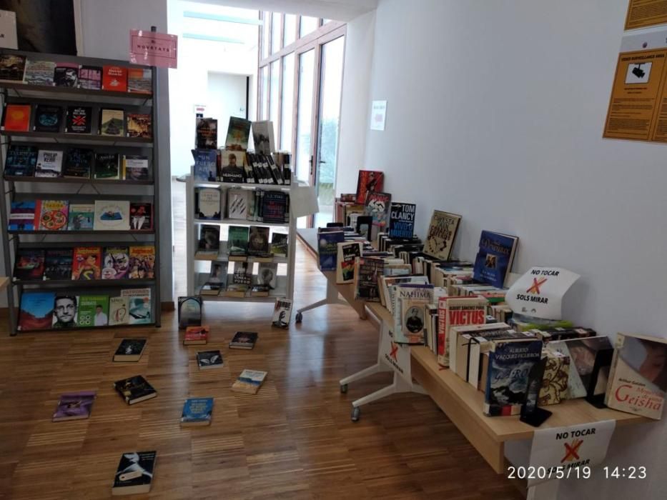 Apertura de bibliotecas con libros en cuarentena