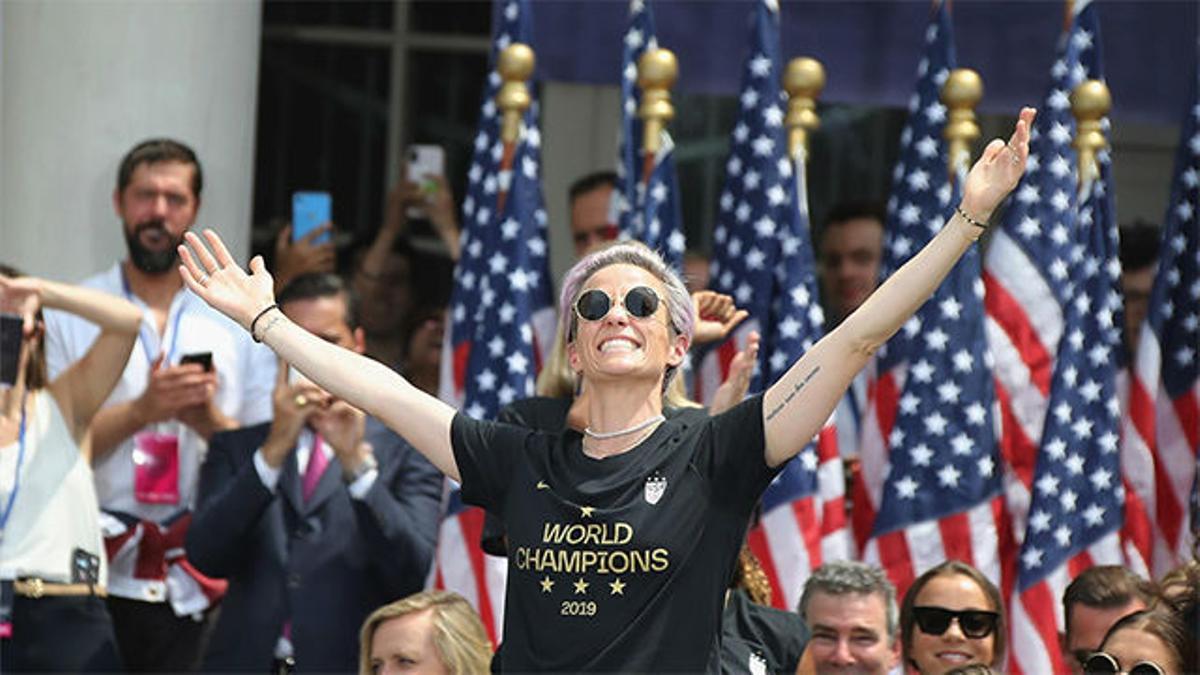 Lección de vida: El discurso de Megan Rapinoe que pasará a la historia