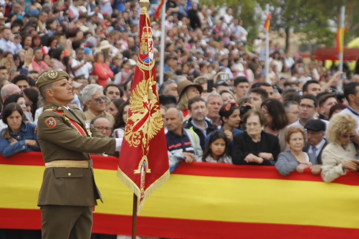 Jura de bandera en el Cefot de Cáceres