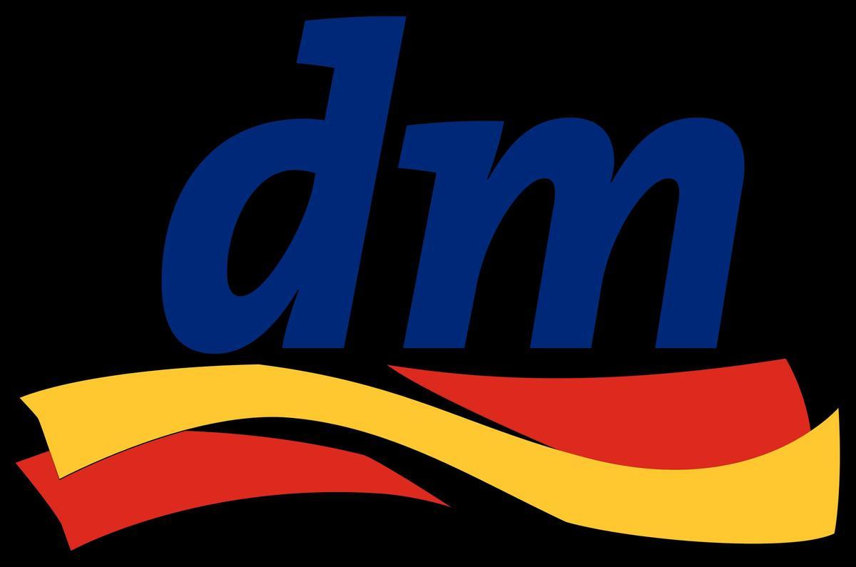Das Logo von DM.