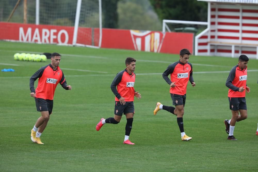 Entrenamiento del Sporting