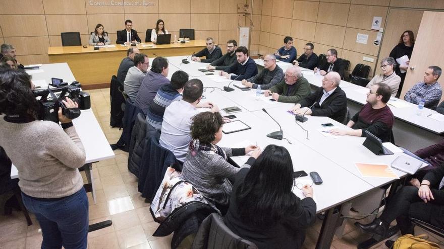 Un moment del Consell d&#039;Alcaldes i Alcaldesses del Bages celebrat aquest dimecres