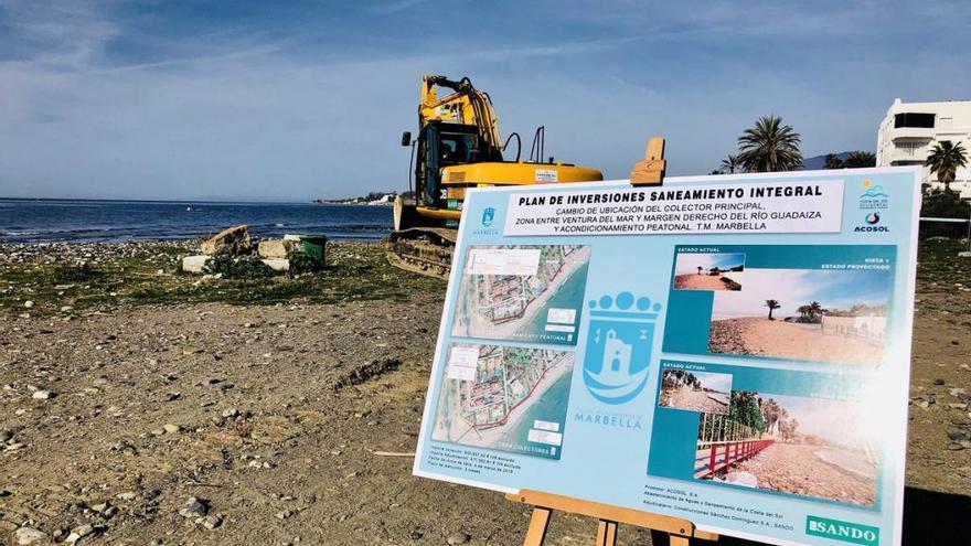 Obras ejecutadas la pasada primavera en el entorno del río Guadaiza, con una inversión cercana al medio millón de euros.