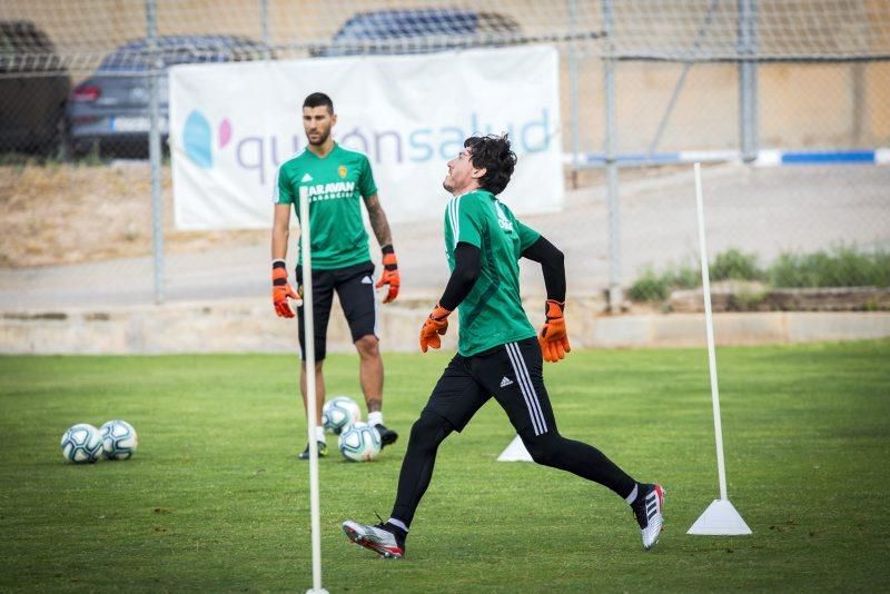 Entrenamiento del Real Zaragoza del 24 de julio