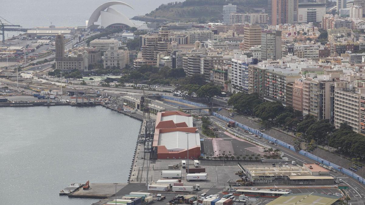 Vista de Santa Cruz de Tenerife.