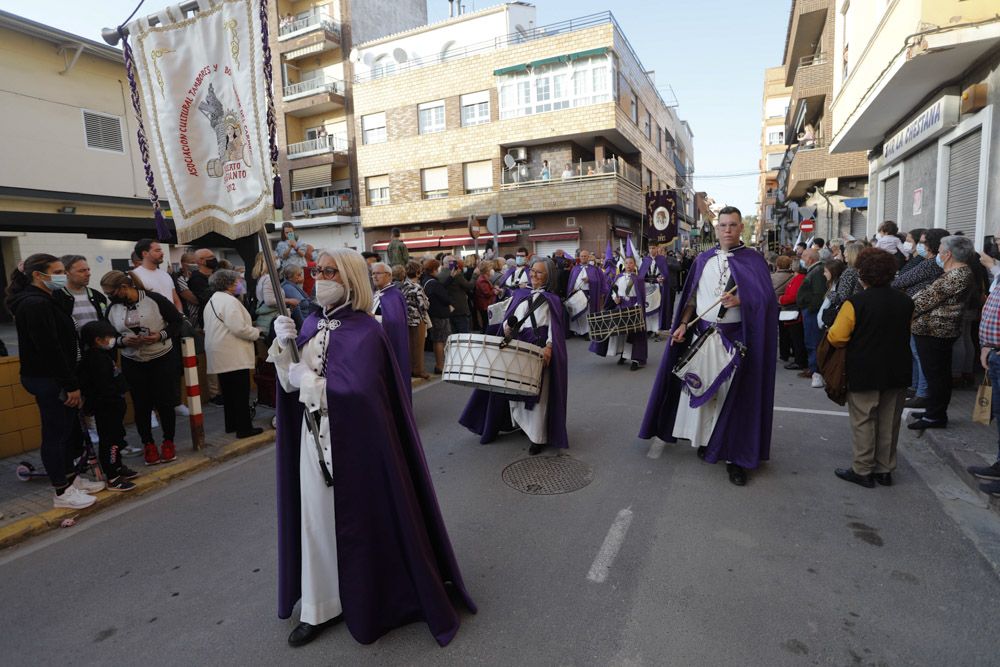 Procesión del Encuentro en el Port de Sagunt.