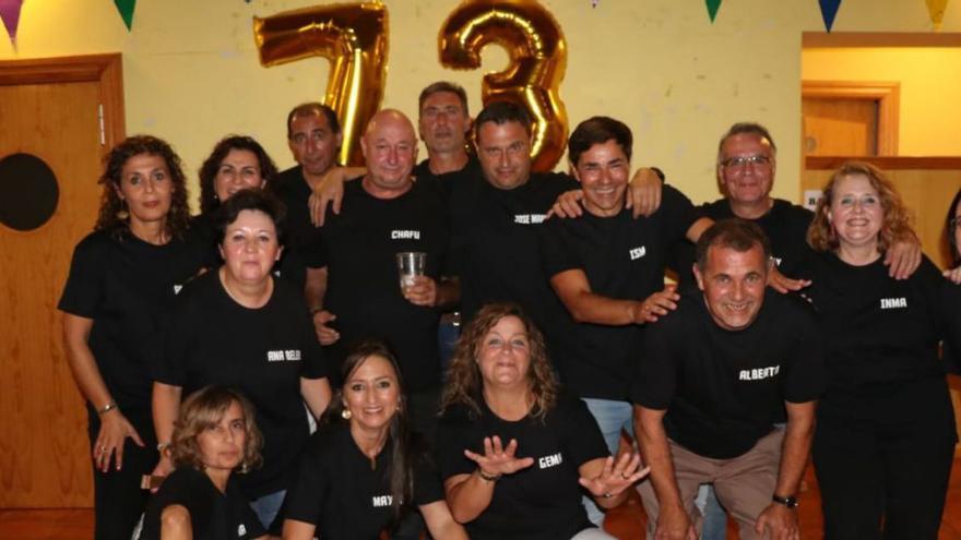 Un reencuentro de quintos en Coreses