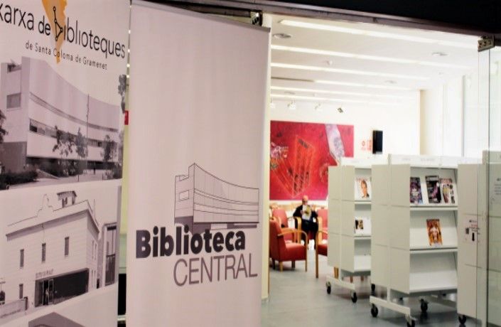 La Biblioteca Central de Santa Coloma de Gramenet.