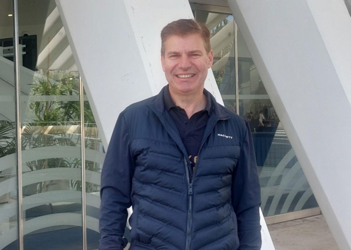 José María Acebal, en el exterior del edificio Calatrava. | C. D. C.