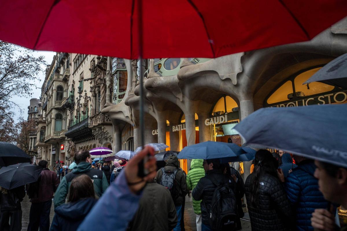 El temporal llega a Barcelona